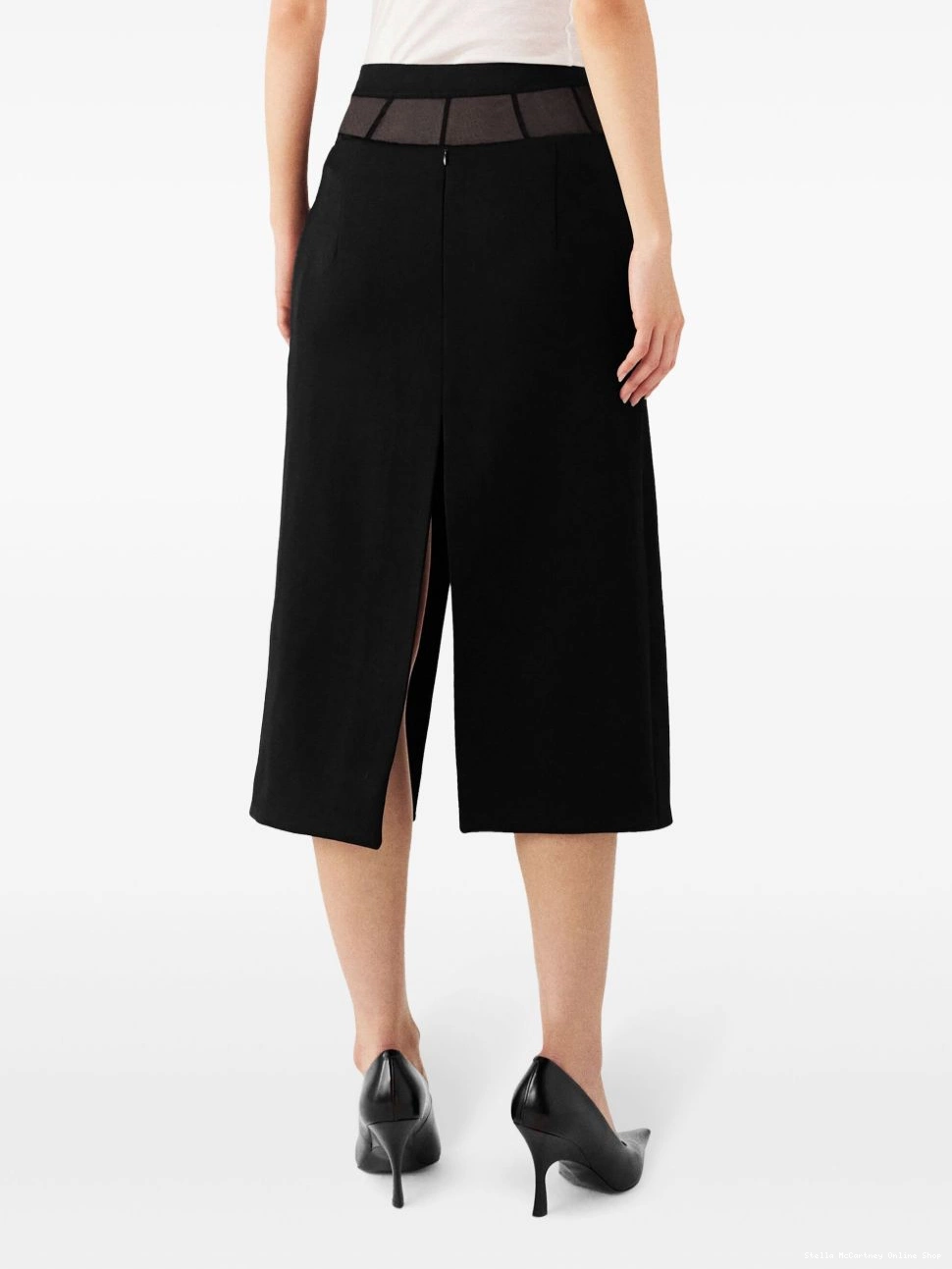 Affordable Women skirt McCartney front-slit Stella midi 0413